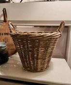 Aardappelmand Rieten mand 30 cm hoog, Huis en Inrichting, Ophalen of Verzenden, Zo goed als nieuw, Rechthoekig