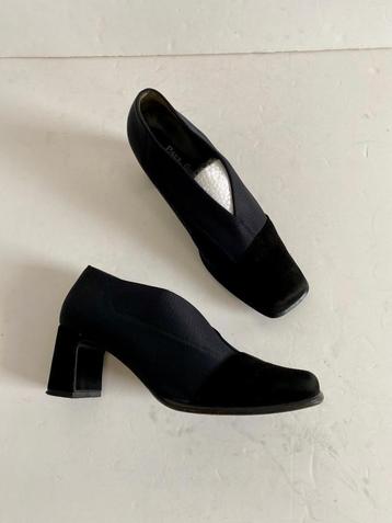 i552 Paul Green maat 3,5=36,5  schoenen hak pumps zwart leer beschikbaar voor biedingen