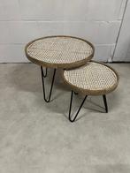 Salontafelset Byboo Mangohout Webbing Hairpin Poot, 100 tot 150 cm, Byboo, Nieuw, Minder dan 50 cm