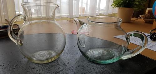 Glazen kan en pot voor decoratie, samen, Huis en Inrichting, Woonaccessoires | Stolpen, Gebruikt, Ophalen