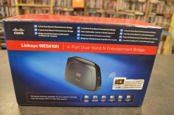 Cisco Linksys WES610N 4-port dual band in doos  174 beschikbaar voor biedingen