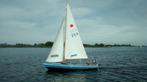 Houten zeilboot, type Spanker, Watersport en Boten, Open zeilboten, Ophalen, Gebruikt, Spanker, Hout