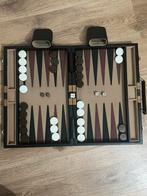 Backgammon spel - Vintage reisspel, Een of twee spelers, Ophalen of Verzenden, Gebruikt, Reisspel