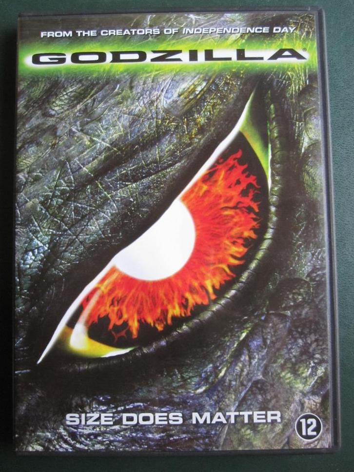 Godzilla (1998), Cd's en Dvd's, Dvd's | Actie, Zo goed als nieuw, Actie, Vanaf 12 jaar, Ophalen of Verzenden