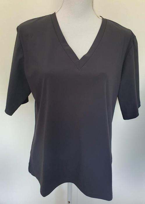Travelstof grijze top van Mi Piace maat XXL., Kleding | Dames, Tops, Zo goed als nieuw, Maat 46/48 (XL) of groter, Grijs, Korte mouw