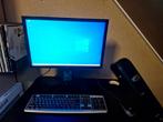 Mooie complete desktop set, met monitor, toetsenbord en muis, Computers en Software, Desktop Pc's, Ophalen, Gebruikt, HDD, Met monitor