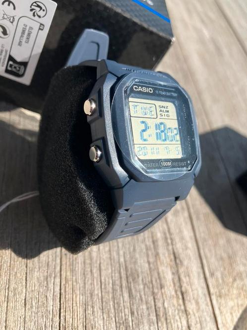 Nieuw Casio Casio Collection W-800H-2AVES Blauw - Ø 36 mm, Sieraden, Tassen en Uiterlijk, Sporthorloges, Nieuw, Windows, Blauw