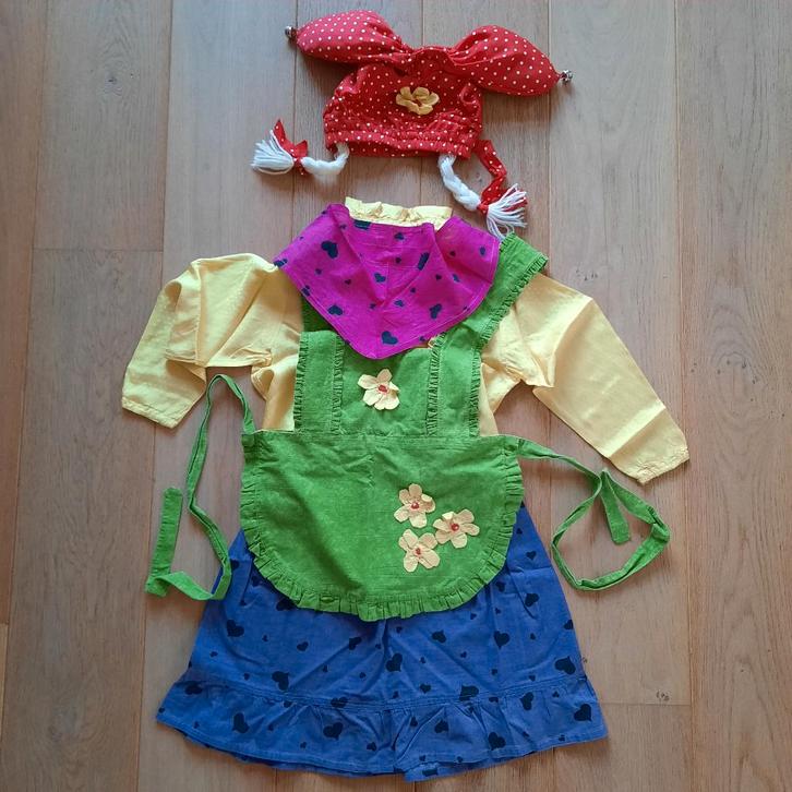 Kwebbel compleet, Kinderen en Baby's, Carnavalskleding en Verkleedspullen, Zo goed als nieuw, Meisje, 110 t/m 116, Ophalen of Verzenden