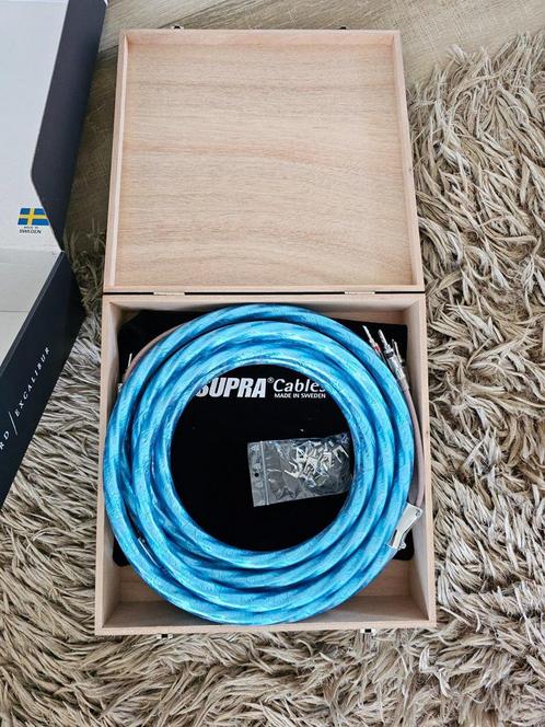 Supra Sword Excalibur luidsprekerkabels (2x4m), Audio, Tv en Foto, Audiokabels en Televisiekabels, Zo goed als nieuw, Luidsprekerkabel