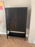 Zwarte webbing kast alexia karwei als nieuw!, Ophalen, Zo goed als nieuw, 25 tot 50 cm