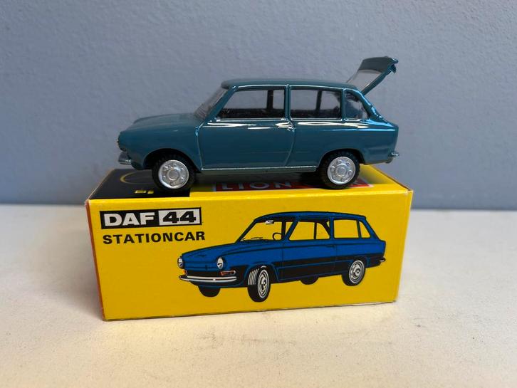 Lion toys car Daf 44 Stationwagen blauw MIB 1:43, Hobby en Vrije tijd, Modelauto's | 1:50, Bus of Vrachtwagen, Lion Toys, Ophalen of Verzenden