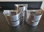 3x wand waxinelichtjes houder kunstenaar Janpaul Verburg, Huis en Inrichting, Woonaccessoires | Kandelaars en Kaarsen, Ophalen of Verzenden
