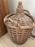 Mandfles retro brocante, Ophalen, Zo goed als nieuw, Rechthoekig, Riet