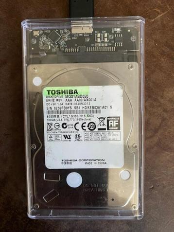 Externe Harde Schijf 500GB Toshiba in transparante behuizing