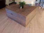 Mooie stevige Salontafel van Steigerhout. L90, B90, H38, Huis en Inrichting, Tafels | Salontafels, Ophalen, 50 tot 100 cm, Vierkant