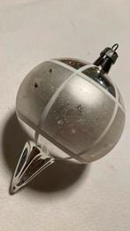 Vintage antieke kerstbal, tol zilver, Diversen, Kerst, Ophalen of Verzenden, Zo goed als nieuw