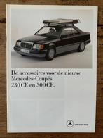 Folder Mercedes-Benz 230-300 CE C124 Accessoires 1987, Nieuw, Mercedes-Benz, Mercedes, Ophalen of Verzenden