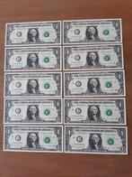 10x1 dollar 2021 usa ongebruikt kk f.20.8, Ophalen of Verzenden, Noord-Amerika