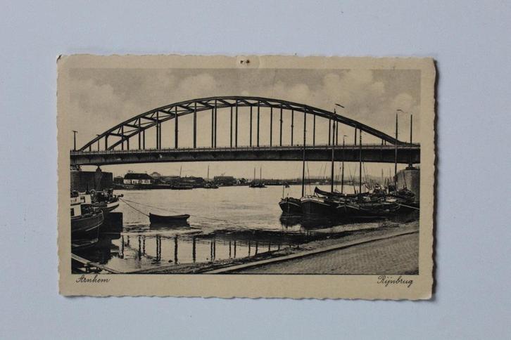 Ansichtkaart Arnhem – Rijnbrug – ongelopen – 14 x 9 cm, Verzamelen, Ansichtkaarten | Nederland, Ongelopen, Gelderland, 1920 tot 1940