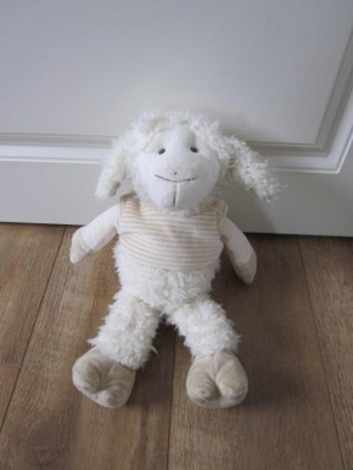 Mars & More the original superzacht wit schaap knuffel gestr, Kinderen en Baby's, Speelgoed | Knuffels en Pluche, Nieuw, Overige typen