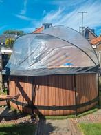 Zwembad 360x120 met overkapping en mega grote pomp, Tuin en Terras, Zwembaden, Ophalen, Gebruikt, 80 tot 120 cm, Rond