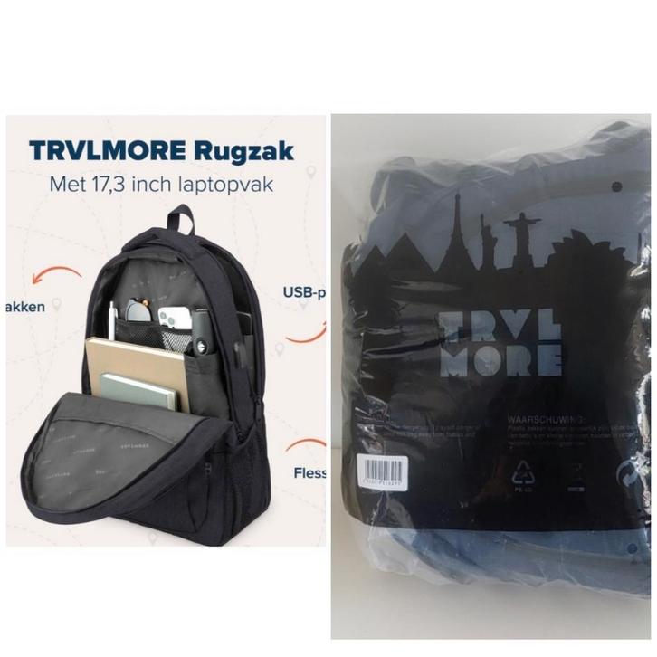 Nieuwe Sterke Rugzak XL (36L) | schooltas |  Handbagage, Sieraden, Tassen en Uiterlijk, Tassen | Rugtassen, Nieuw, 25 tot 40 cm