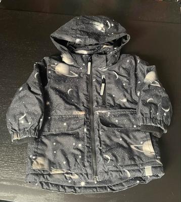 H&M ruimte planeten gewatteerde winterjas mt 92 beschikbaar voor biedingen