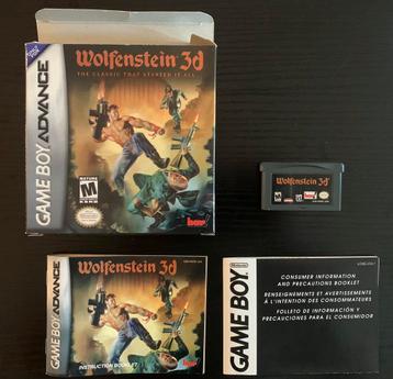 Wolfenstein 3D GBA USA Rare beschikbaar voor biedingen