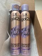 2 nieuwe flessen Schwarzkopf Got 2b Lightweight Foam Spray, Ophalen of Verzenden, Zo goed als nieuw