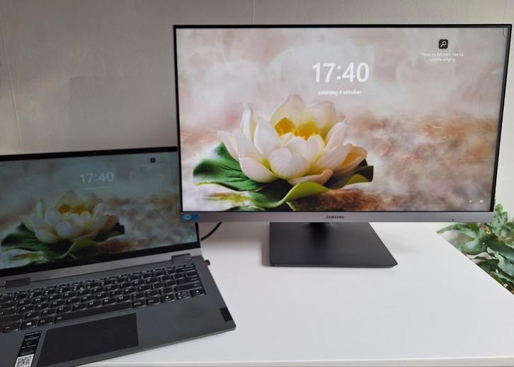 Samsung Computerscherm Full HD IPS 75Hz Monitor 24 inch, Computers en Software, Monitoren, Nieuw, 61 t/m 100 Hz, DisplayPort, HDMI