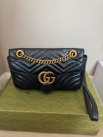 Gucci marmont small, Ophalen of Verzenden, Gebruikt, Zwart, Schoudertasje