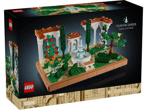 Lego Icons 10359 Tuin met fontein NIEUW in Doos, Kinderen en Baby's, Speelgoed | Duplo en Lego, Nieuw, Lego, Complete set, Ophalen of Verzenden