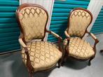 2 Antieke fauteuils louis XV stijl, Antiek en Kunst, Ophalen