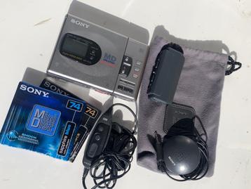 Sony mini disc recorder in museum conditie beschikbaar voor biedingen