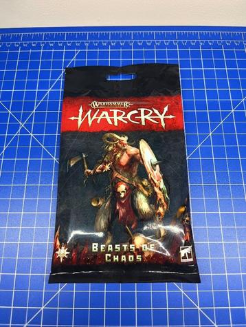 Warhammer Warcry Beast of Chaos Cards beschikbaar voor biedingen