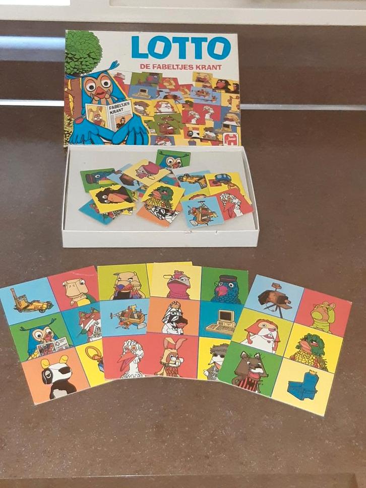 Lotto fabeltjeskrant nieuwstaat 1985, Hobby en Vrije tijd, Gezelschapsspellen | Bordspellen, Zo goed als nieuw, Ophalen of Verzenden