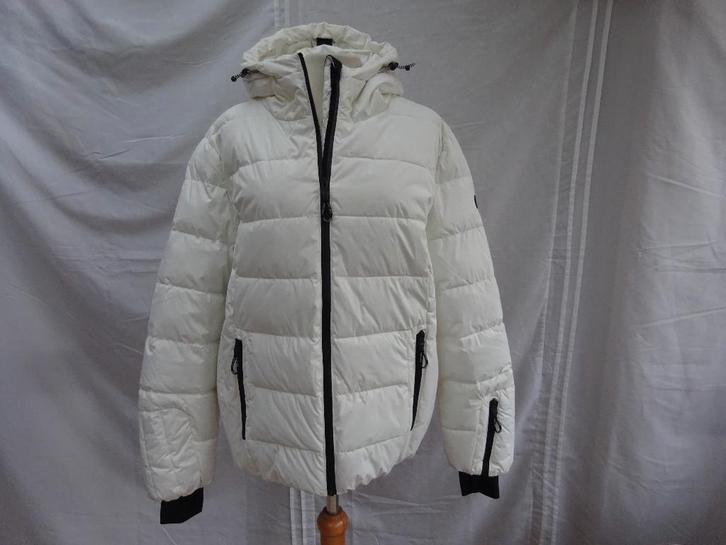 HUMAN NATURE dikke witte ski jas - 1X gedragen - maat XL, Kleding | Dames, Jassen | Winter, Zo goed als nieuw, Maat 46/48 (XL) of groter