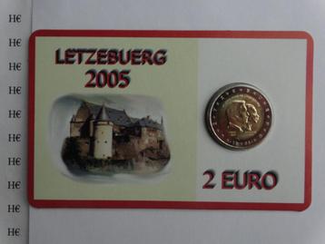 Luxemburg coincard 2005 Hendrik en Adolf 2005 beschikbaar voor biedingen