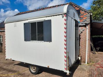 schaftwagen bouwkeet pipowagen opslag kantoor keet toilet wc beschikbaar voor biedingen