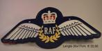 RAF mooi gietijzeren wandbord logo, Ophalen of Verzenden, Luchtmacht, Nederland