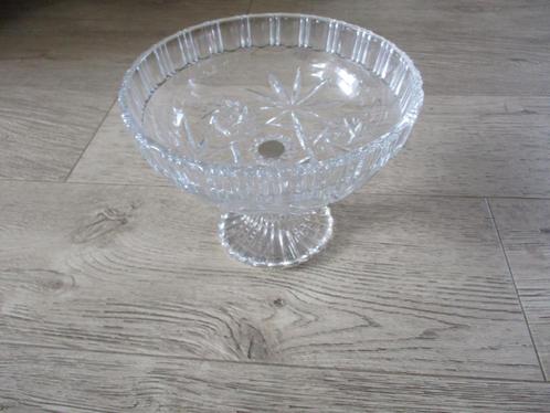 fruitschaal fruit schaal puntgaaf van kristal fraai, Huis en Inrichting, Woonaccessoires | Schalen en Manden, Nieuw, Schaal, Rond