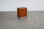 vintage ladenkast | kastje | jaren 60 | Deens, Gebruikt, ., Teakhout, 3 of 4 laden