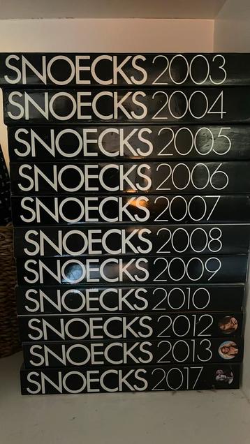 Snoecks verschillende jaar uitgaves 