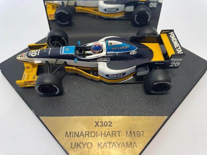 Minardi Hart M197 U. Katayama 1997, Verzamelen, Automerken, Motoren en Formule 1, Zo goed als nieuw, Formule 1, Ophalen of Verzenden