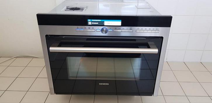Mooie Siemens RVS inbouw oven met magnetron functie te koop., Witgoed en Apparatuur, Ovens, Zo goed als nieuw, 45 tot 60 cm, Ophalen