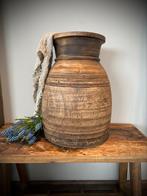 Nepalese pot, Huis en Inrichting, Ophalen of Verzenden, Zo goed als nieuw, Overige kleuren, Minder dan 50 cm