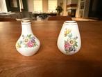 set van twee kleine vaasjes flora keramiek gouda, Antiek en Kunst, Ophalen of Verzenden