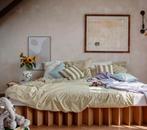 Kartonnen vouwbed - 180 x 200, Huis en Inrichting, Overige materialen, Verstelbaar, Good, Bruin