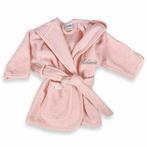 Badjasje blush 1-2 jaar geborduurd met naam naar wens, Kinderen en Baby's, Babykleding | Overige, The River House, Info@theriverhouse.nl