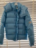 Moncler lichtblauwe jas, Kleding | Heren, Ophalen of Verzenden, Zo goed als nieuw, Maat 48/50 (M), Blauw
